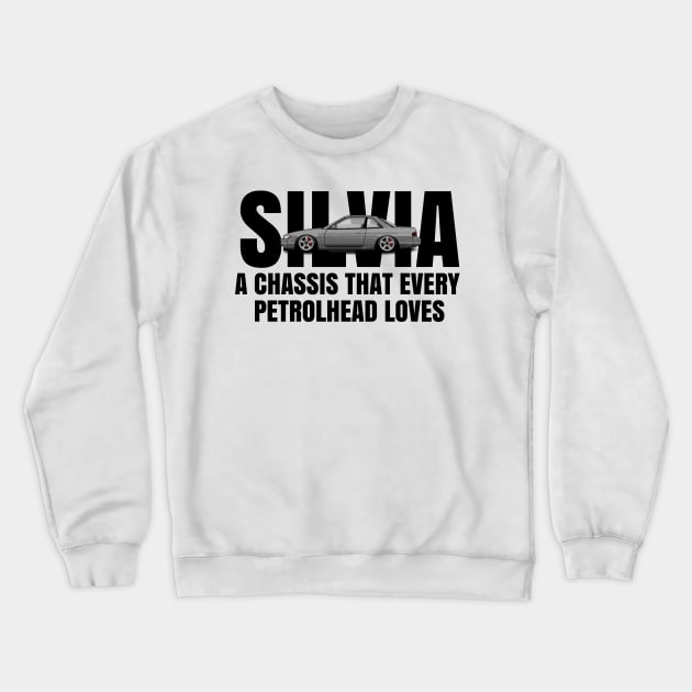 Silvia S13 Crewneck Sweatshirt by MOTOSHIFT